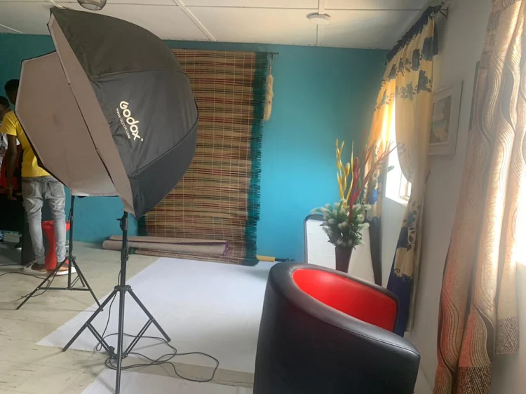 Sound engineer at work